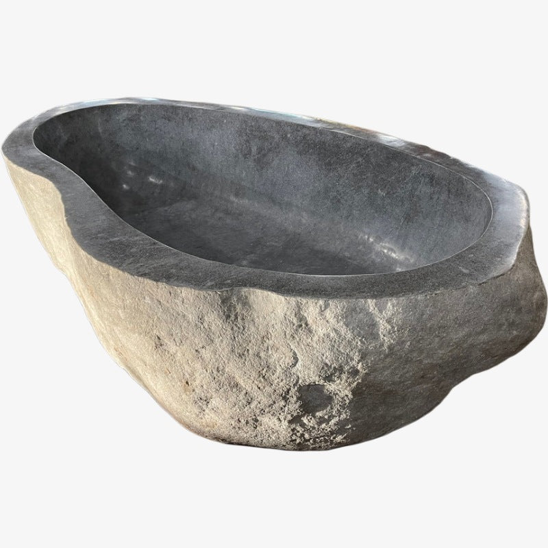 NATURAL STONE RIVER BOULDER GRANITE ONYX AND MARBLE BATHTUBS