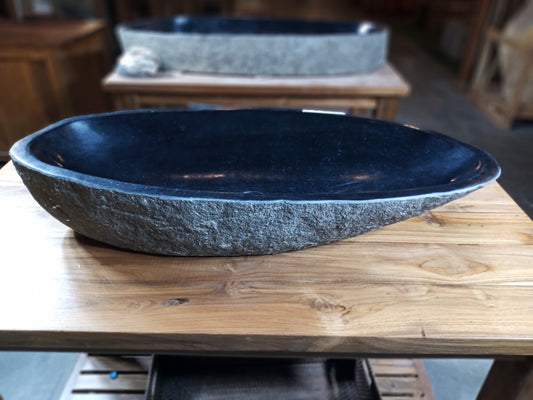 River Boulder / River Rock Stone Vessel Sink, RR12