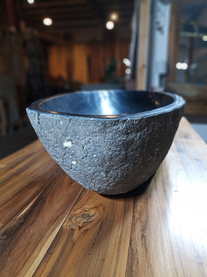 River Boulder / River Rock Stone Vessel Sink, RR12