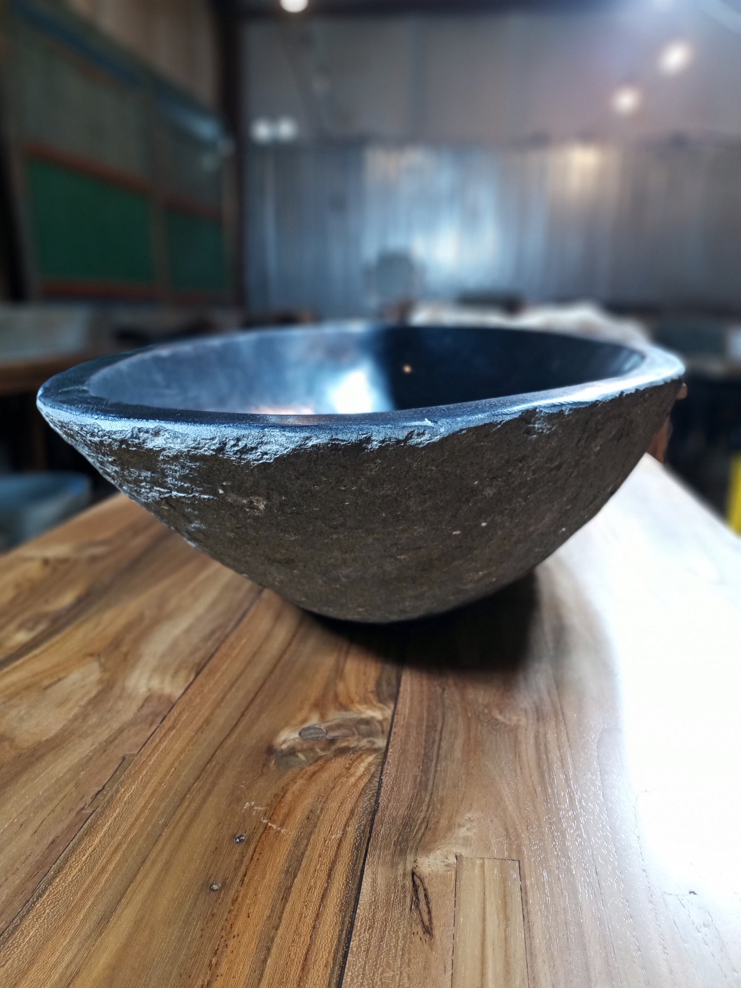 River Boulder / River Rock Stone Vessel Sink, RR12