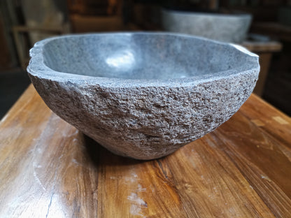 River Boulder / River Rock Stone Vessel Sink, RR13