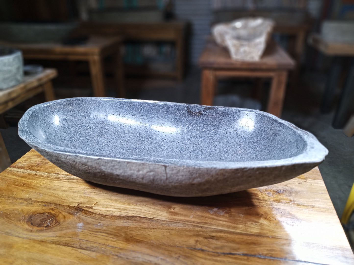 River Boulder / River Rock Stone Vessel Sink, RR16