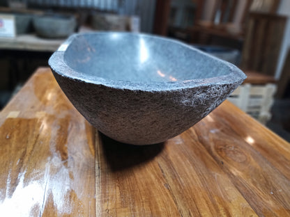 River Boulder / River Rock Stone Vessel Sink, RR16