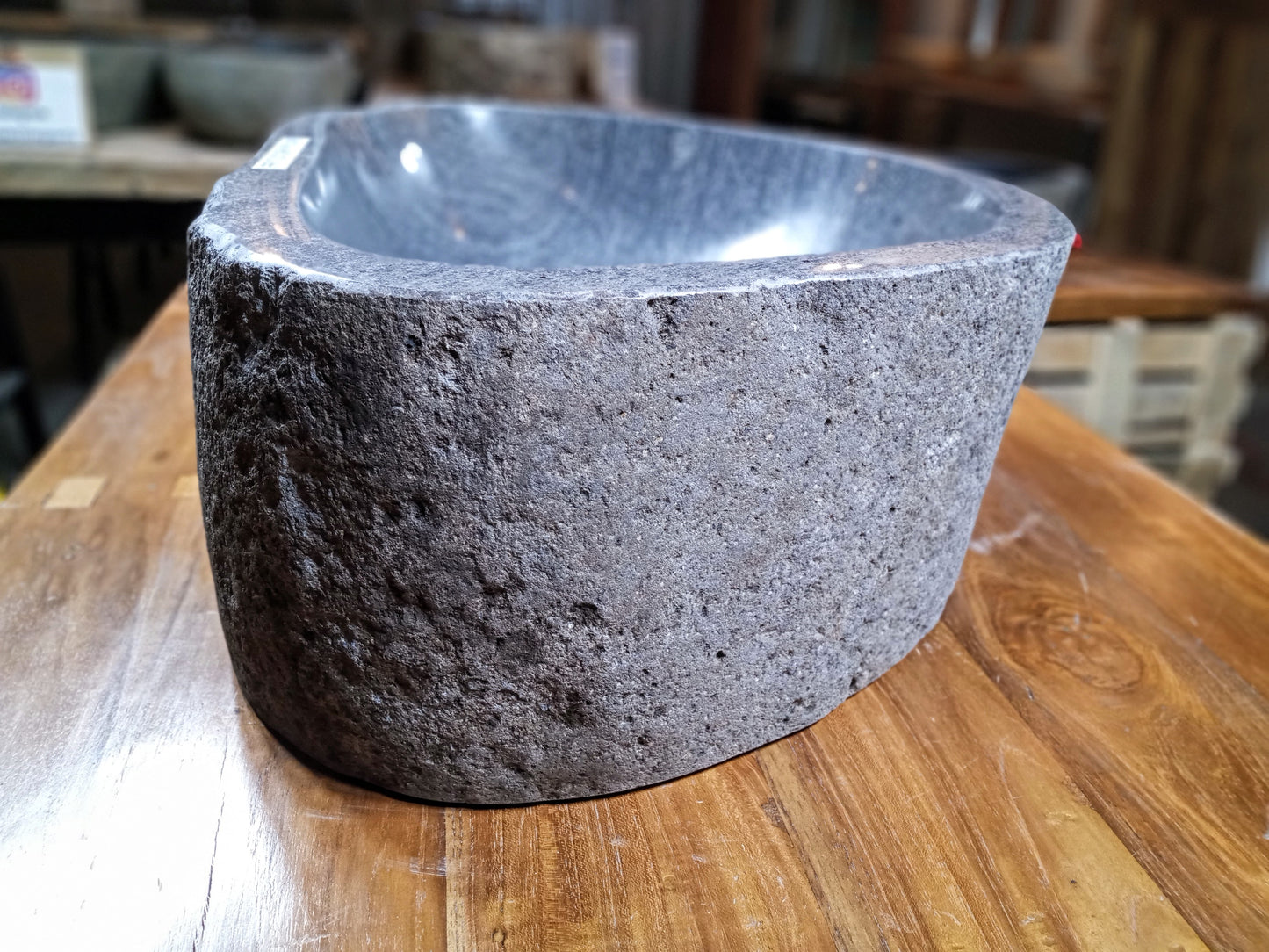 River Boulder / River Rock Stone Vessel Sink, RR17