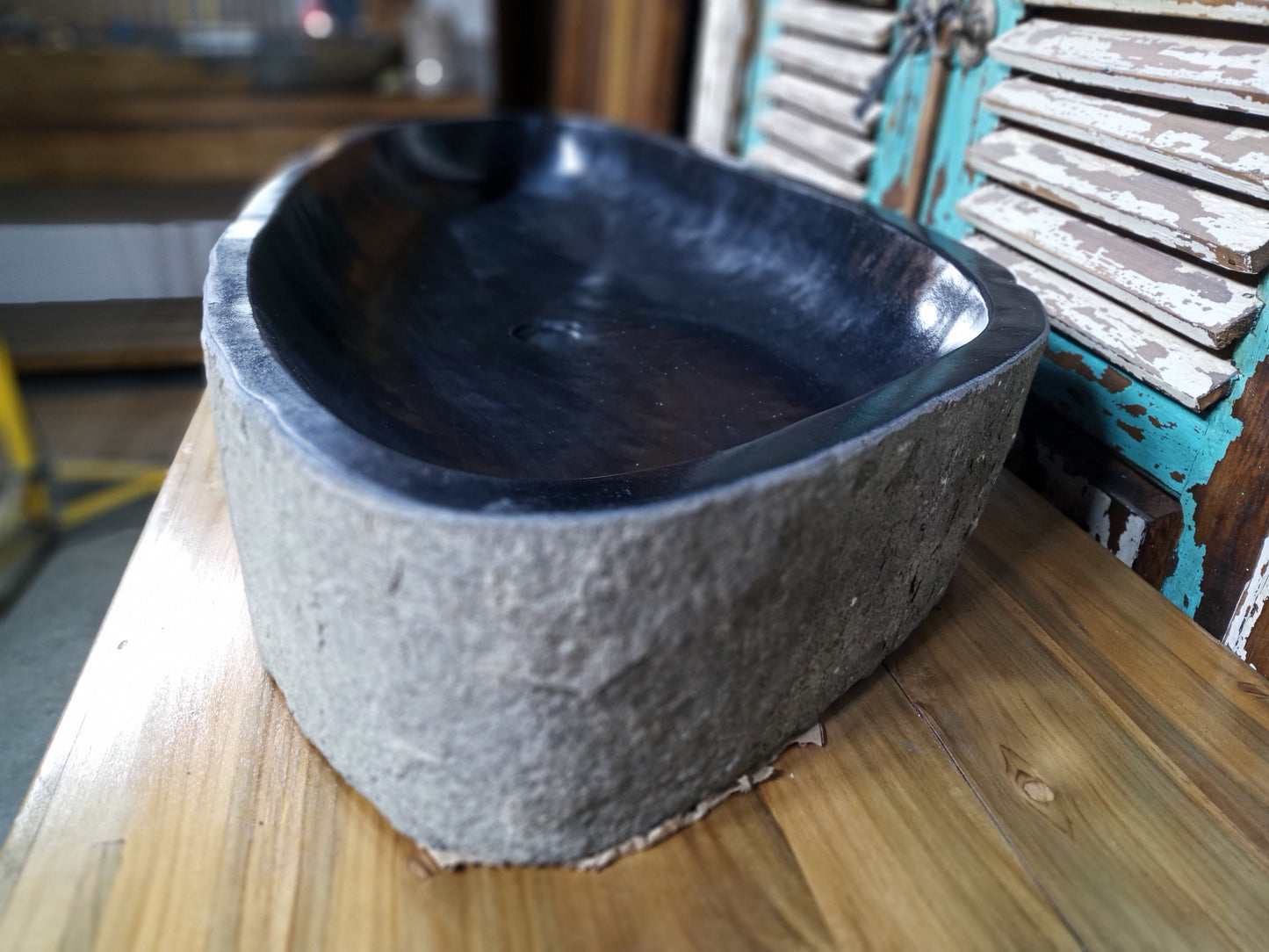 River Boulder / River Rock Stone Vessel Sink, RR18