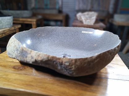 River Boulder / River Rock Stone Vessel Sink, RR19