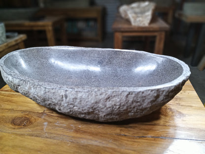 River Boulder / River Rock Stone Vessel Sink, RR20