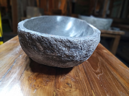 River Boulder / River Rock Stone Vessel Sink, RR20