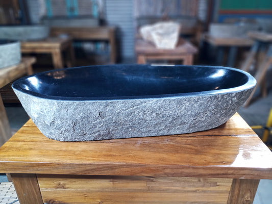 River Boulder / River Rock Stone Vessel Sink, RR22