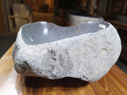 River Boulder / River Rock Stone Vessel Sink, RR4