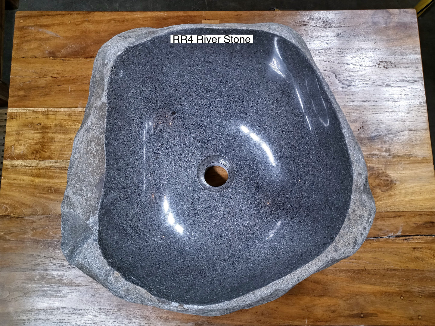 River Boulder / River Rock Stone Vessel Sink, RR4