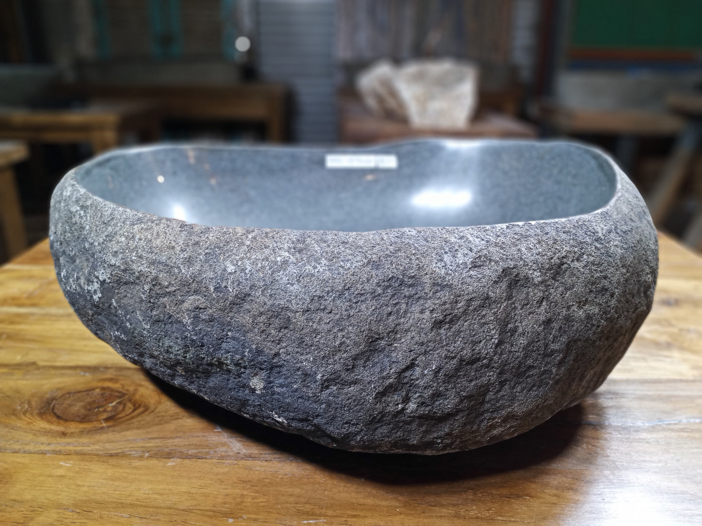 River Boulder / River Rock Stone Vessel Sink, RR5