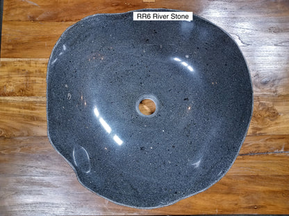 River Boulder / River Rock Stone Vessel Sink, RR6