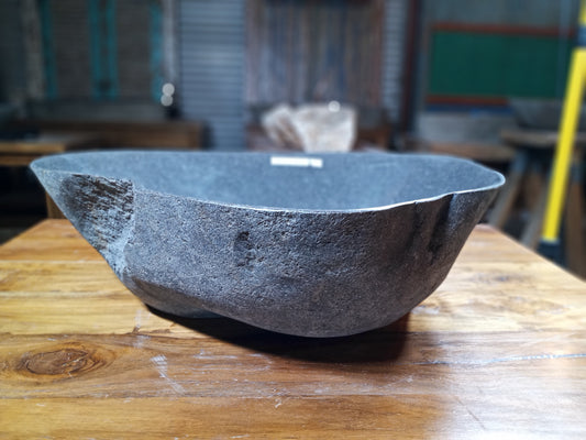 River Boulder / River Rock Stone Vessel Sink, RR8