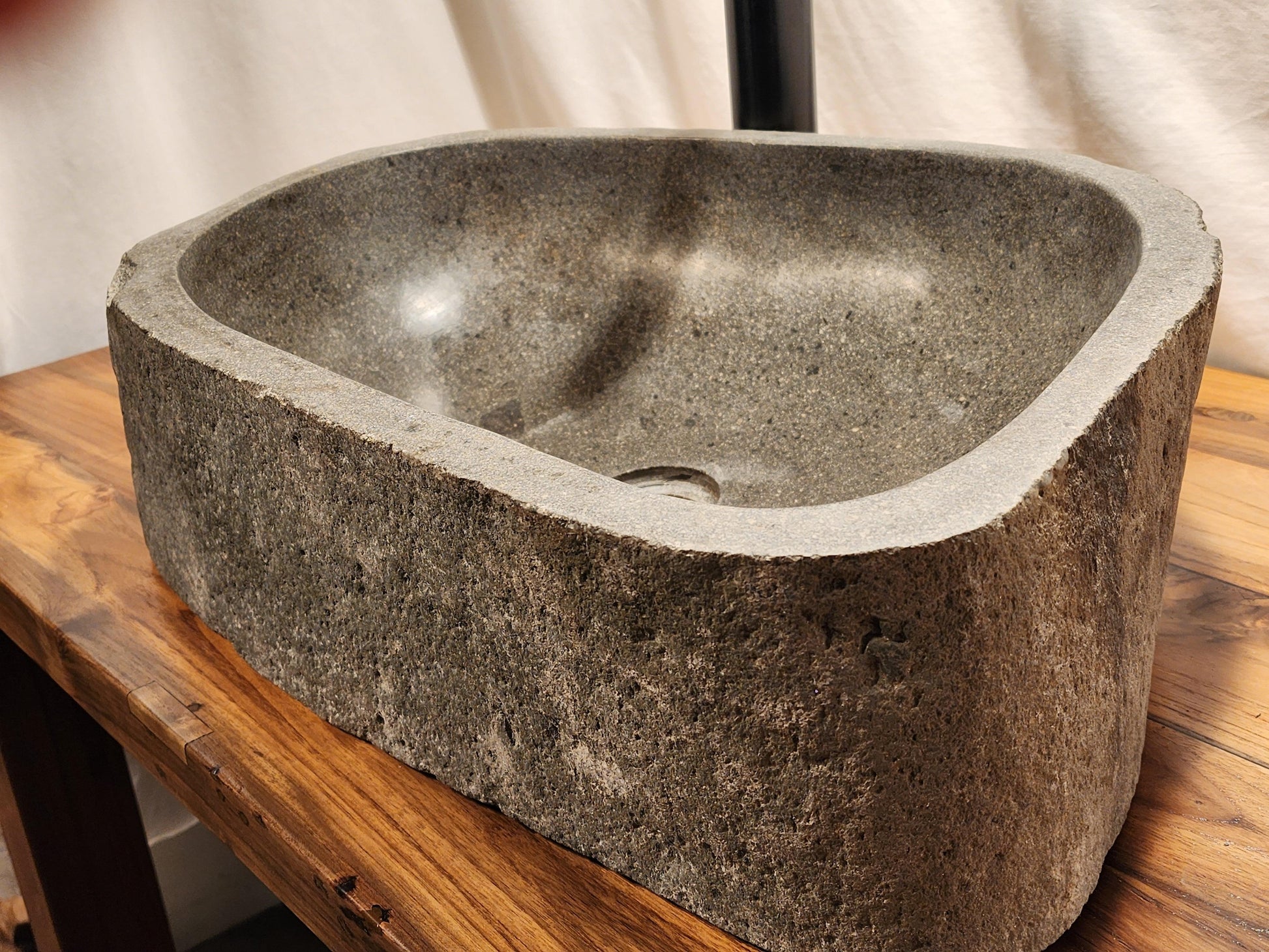 Andesite Natural Stone Vessel Sink, AND2 - Impact Imports