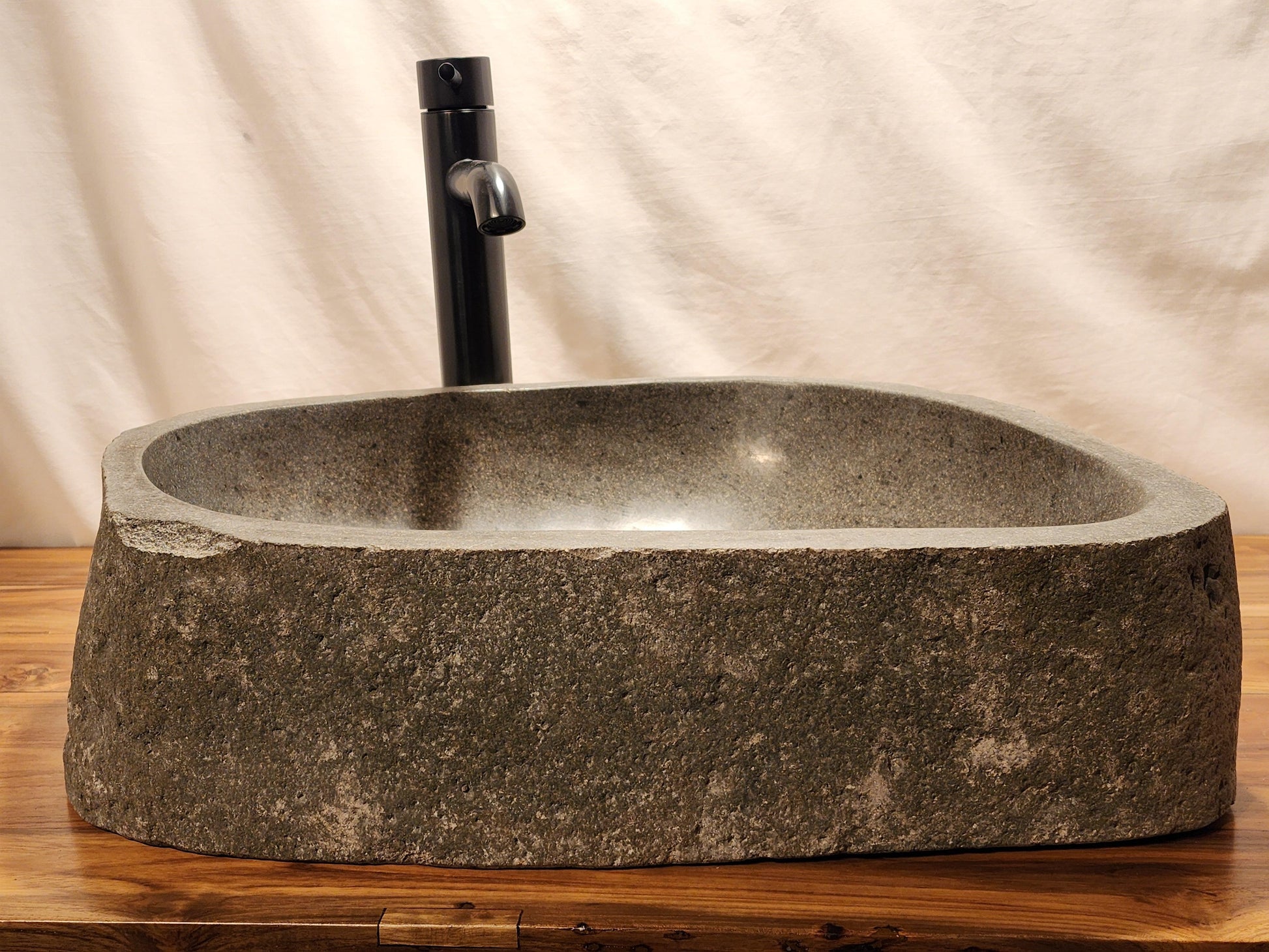 Andesite Natural Stone Vessel Sink, AND2 - Impact Imports