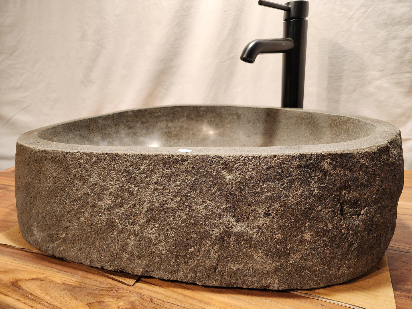 Andesite Natural Stone Vessel Sink, AND5 - Impact Imports