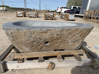 Natural Stone / Real River Boulder Gas Fire Pit RBFP10