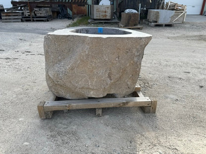 Natural Stone / Real River Boulder Gas Fire Pit RBFP01