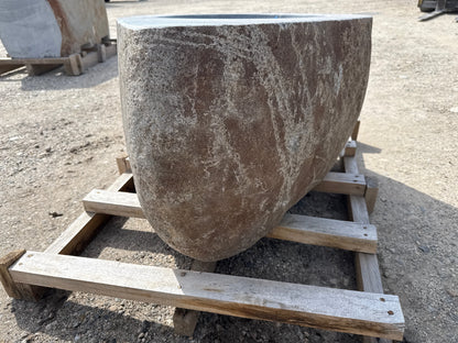 Natural Stone / Real River Boulder Gas Fire Pit RBFP13