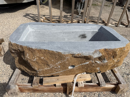 Natural Stone / Cut River Boulder Gas Fire Pit CRB05