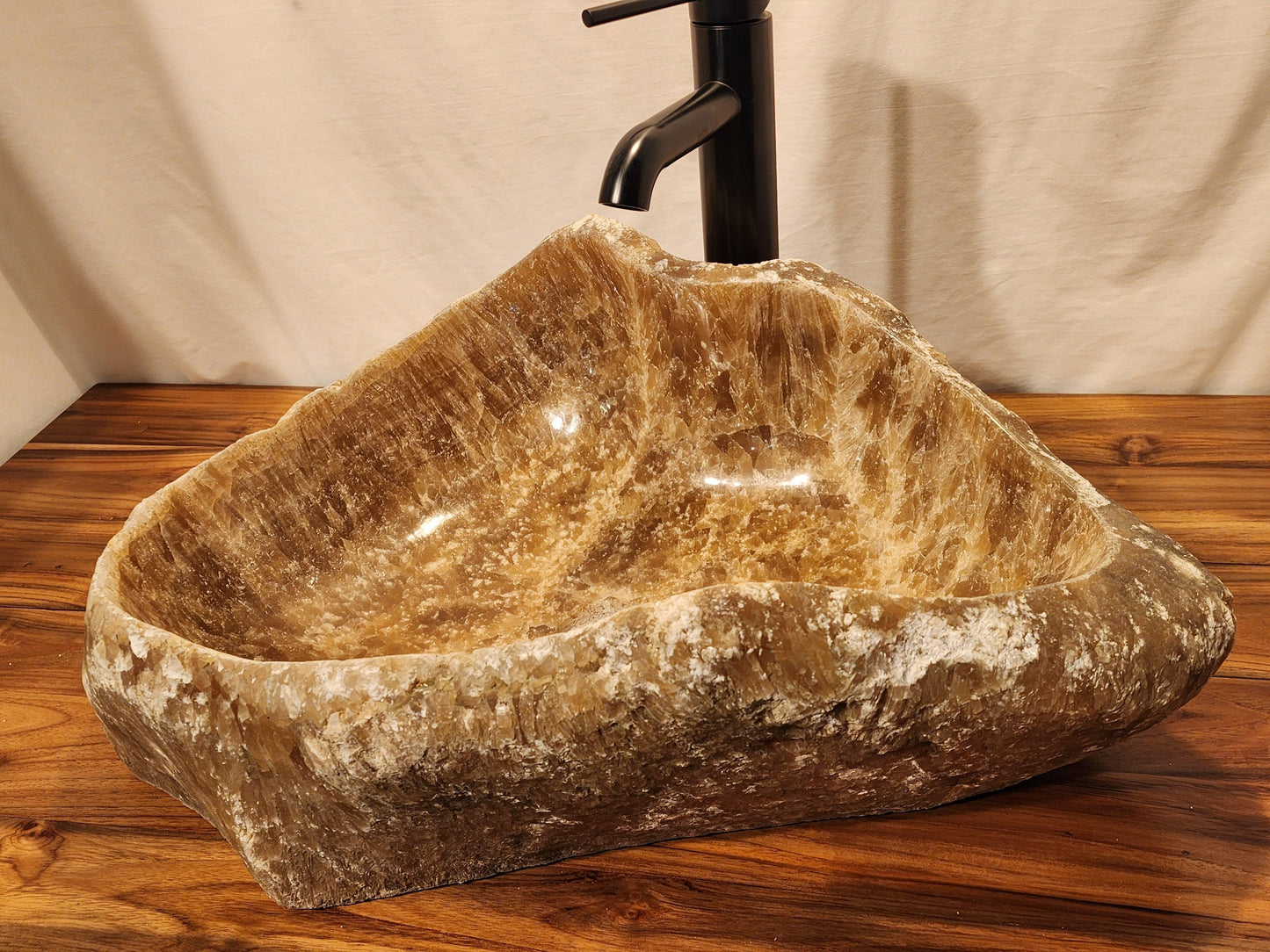 Mixed Brown Onyx Organic Stone Vessel Sink - MBOO1 - Impact Imports