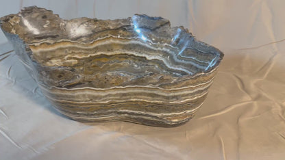 Onyx Stone Vessel Sink, Organic Shape, ON01