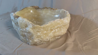 Onyx Stone Vessel Sink, Organic Shape, ON05