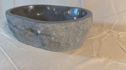 River Boulder / River Rock Stone Vessel Sink, RR31