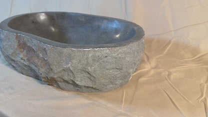 River Boulder / River Rock Stone Vessel Sink, RR26