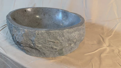 River Boulder / River Rock Stone Vessel Sink, RR29