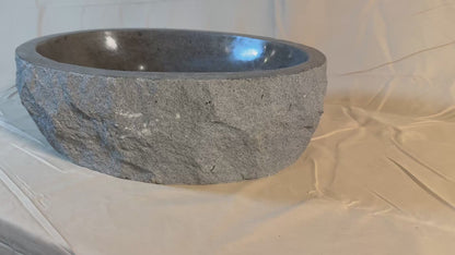 River Boulder / River Rock Stone Vessel Sink, RR32