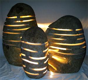 River Rock Stone Garden Lights - Impact Imports