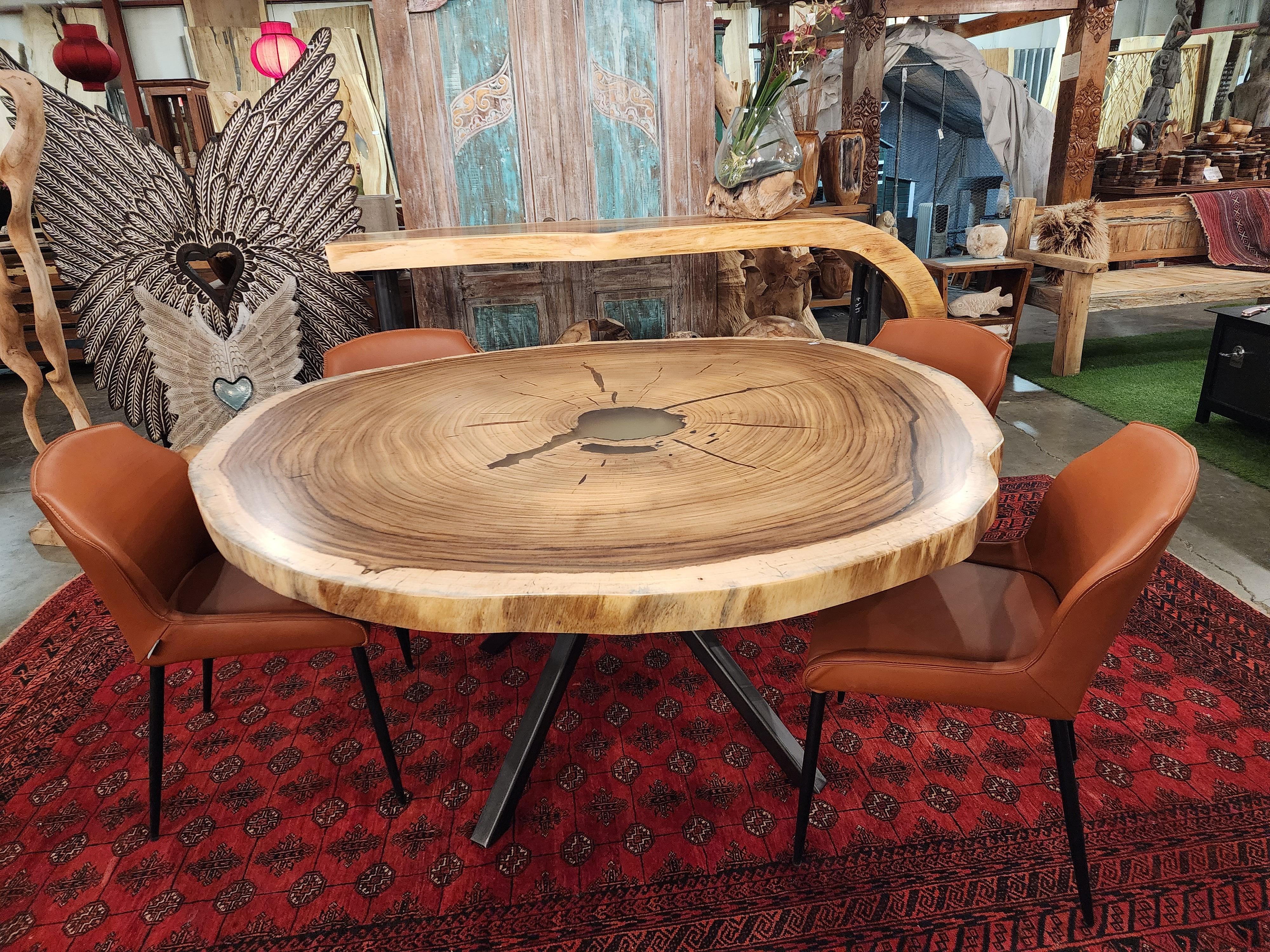 Live edge deals kitchen table