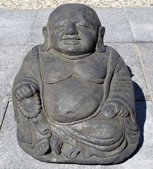 Seated Happy Buddha, Small - Impact Imports