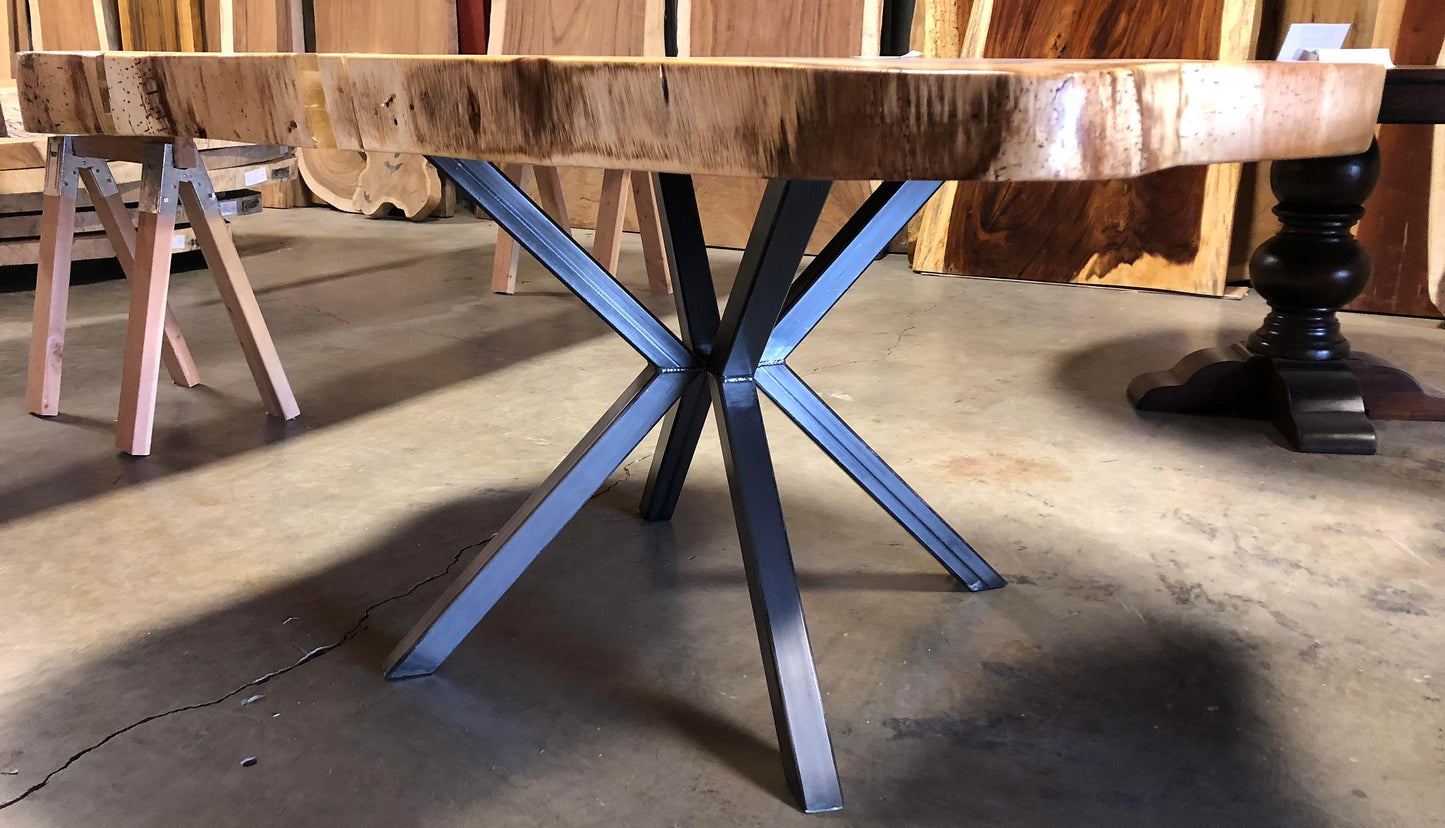 Steel Table Legs, STAR PEDESTAL Style - Impact Imports